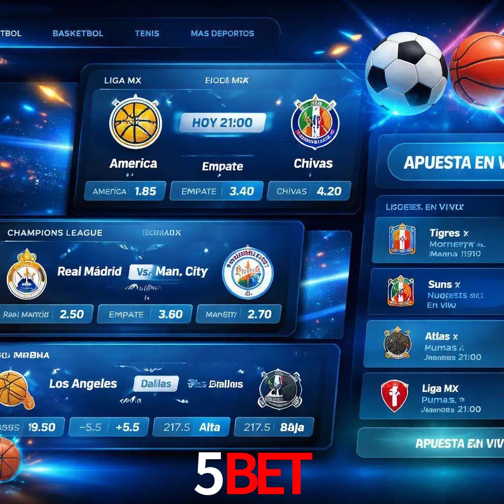 Mercados de apuestas deportivas 5BET para jugadores en México